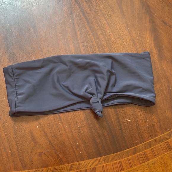 Zaful smoky gray size small bikini bandoo top - Picture 2 of 2
